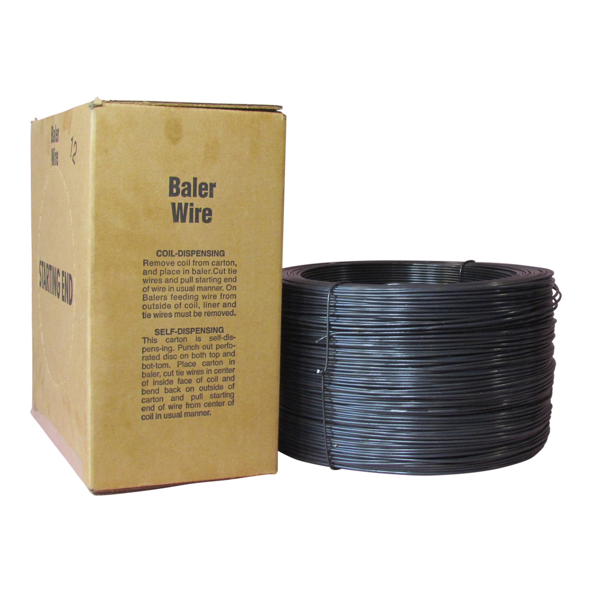 12 Gauge Auto Tie Black Annealed Box Wire - BalerWire.com