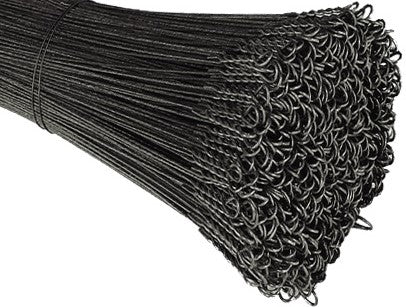 13 Gauge Single Loop Black Annealed Bale Ties - BalerWire.com